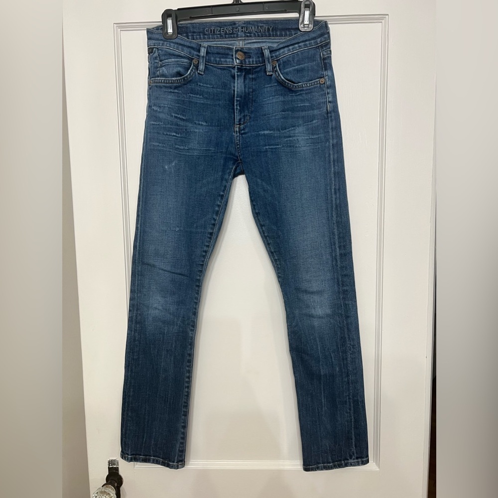 Citizen of humanity ankle skinny denim jeans size 27